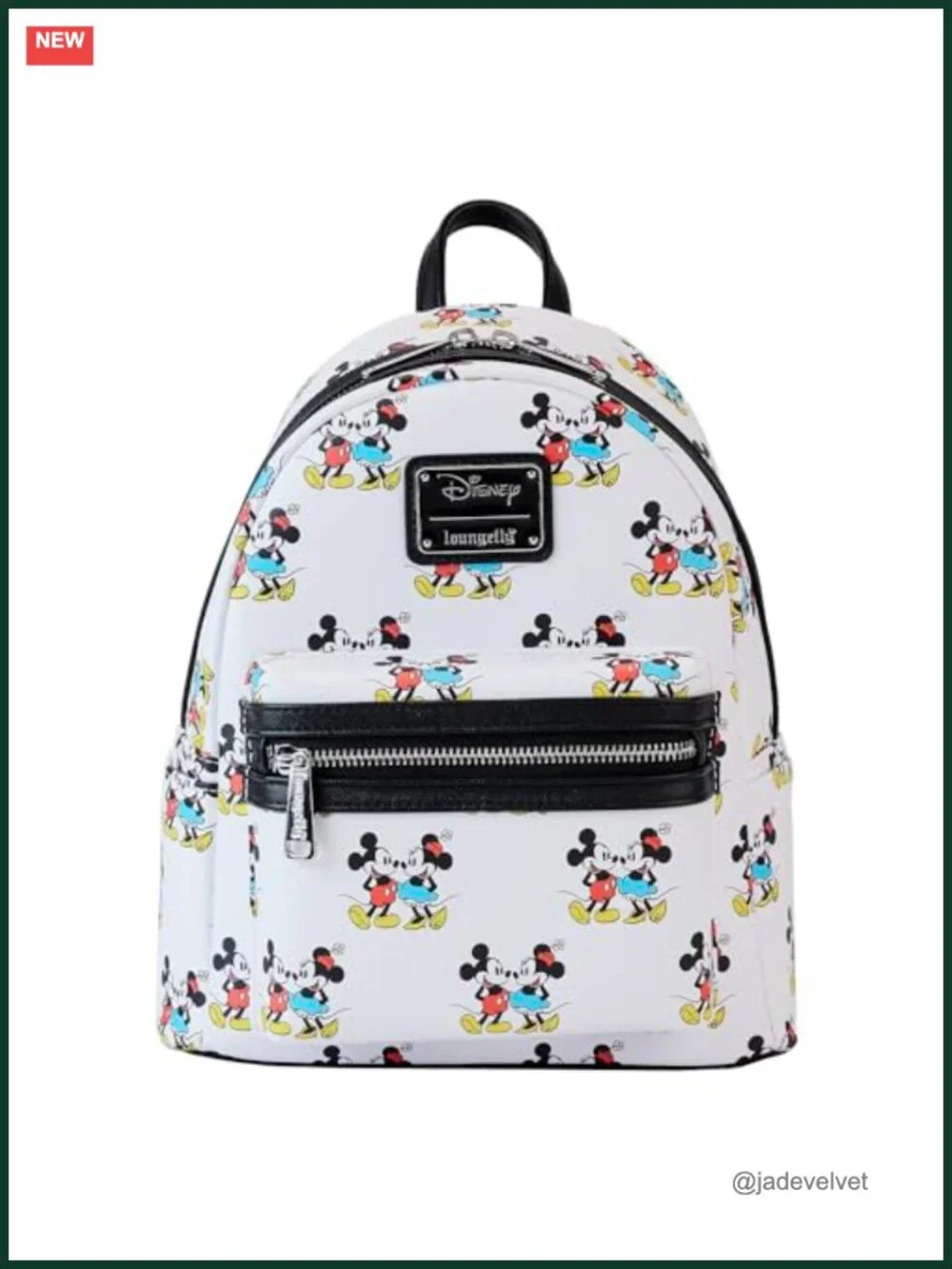 Loungefly Disney Mickey and Minnie Mouse Classic All Over Print Faux Leather